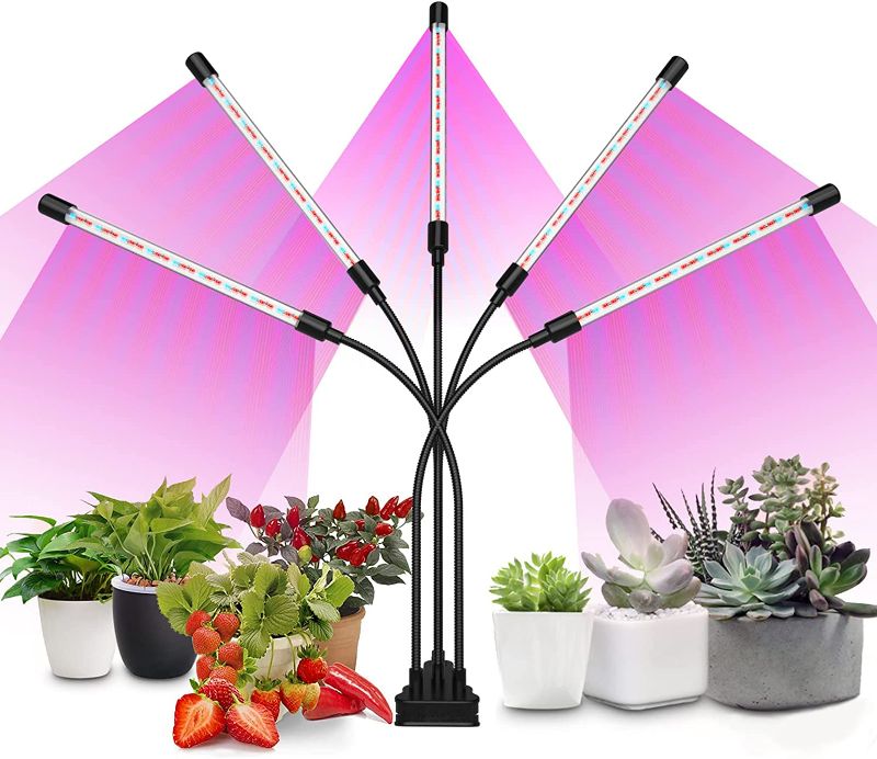 Photo 1 of Grow Lights for Indoor Plants Red Blue Spectrum Plant Grow Light Adjustable (Packaging is Dneted but Item is in Perfect Condition) NEW 
