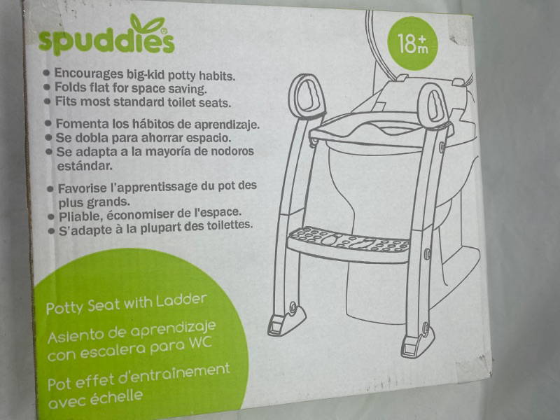 Photo 2 of Spuddies Spuddies Potty with Ladder, White/Gray, One Size (Pack of 1) NEW
