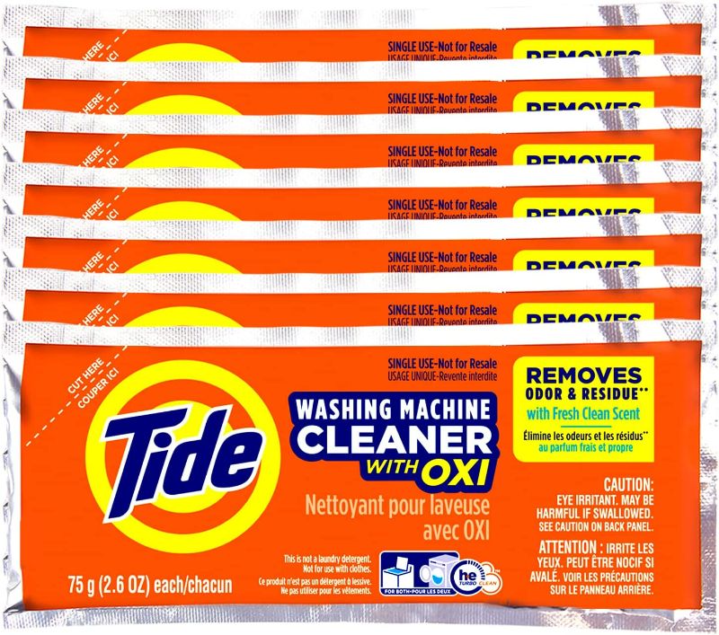 Photo 1 of Tide Washing Machine Cleaner, 7-count Single Use NEW