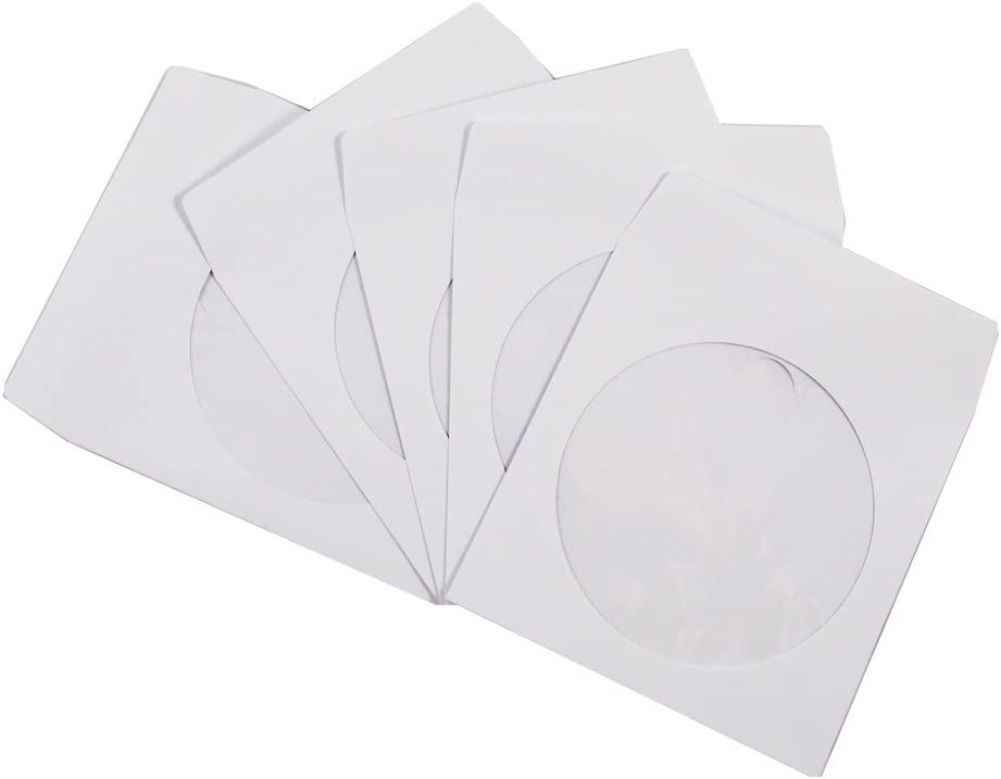 Photo 1 of 120Gram Paper CD DVD Disc Sleeves Envelope (Pack of 1000)