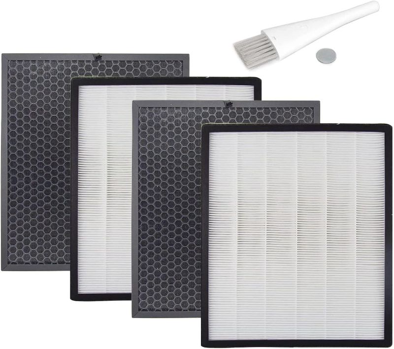 Photo 1 of LBLVBNEWD 2 Pack True HEPA & 2 Pack Activated Carbon Replacement Filters Set Compatible with Levoit LV-PUR131, LV-PUR131S,LV-PUR131-RF NEW 