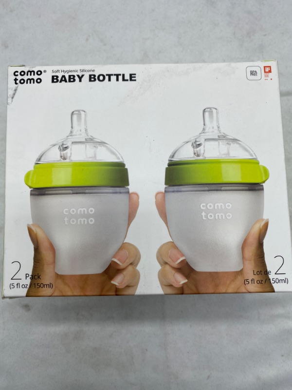 Photo 2 of Comotomo Natural Feel Baby Bottle - 5 oz (2 Pack) NEW 