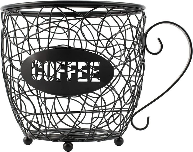 Photo 1 of Homemtum Metal Coffee Pod Organizer Basket NEW 
