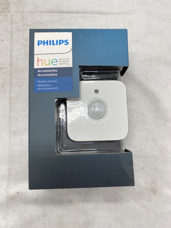Photo 2 of Philips Hue Indoor Motion Sensor for Smart Lights (Requires Hue Hub, Installation-Free, Smart Home, Exclusively for Philips Hue Smart Bulbs) NEW 