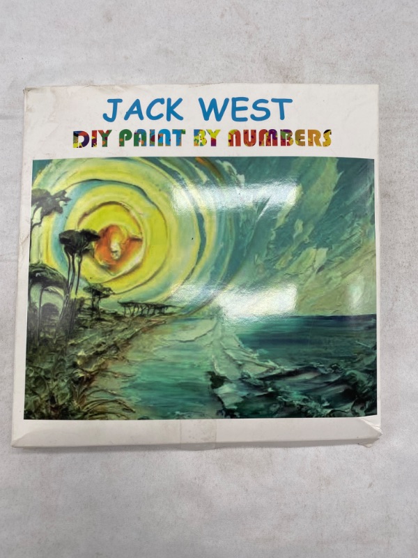 Photo 2 of JACK WEST DIY PAINT BY NUMBERS WITH FRAME SUNFLOWER 15X20INCH NEW 