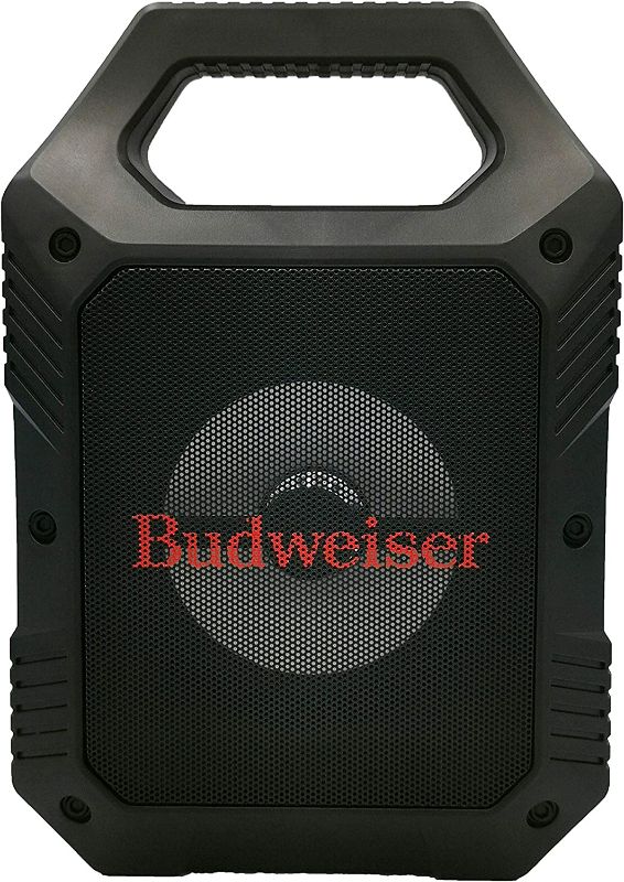 Photo 1 of Budweiser Portable Bluetooth Wireless Speaker with Led Lighting 1200mah Rechargeable Battery Premium Bass & Clear Music Zero Distortion Connect with USB TF Card NEW