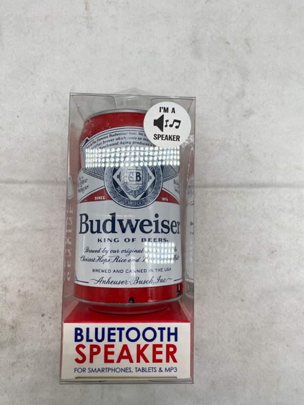 Photo 2 of Budweiser Can Bluetooth Speaker NEW