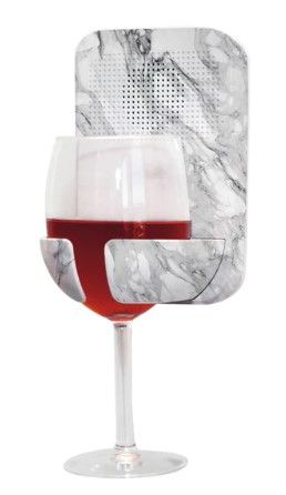 Photo 1 of BATH WINE HOLDER AND BLUETOOTH SPEAKER (White) NEW 