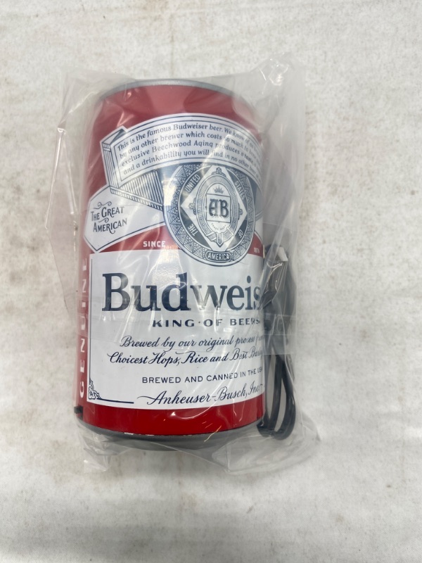 Photo 2 of Budweiser Bluetooth Can Speaker Portable Wireless Audio Stereo Speaker NEW