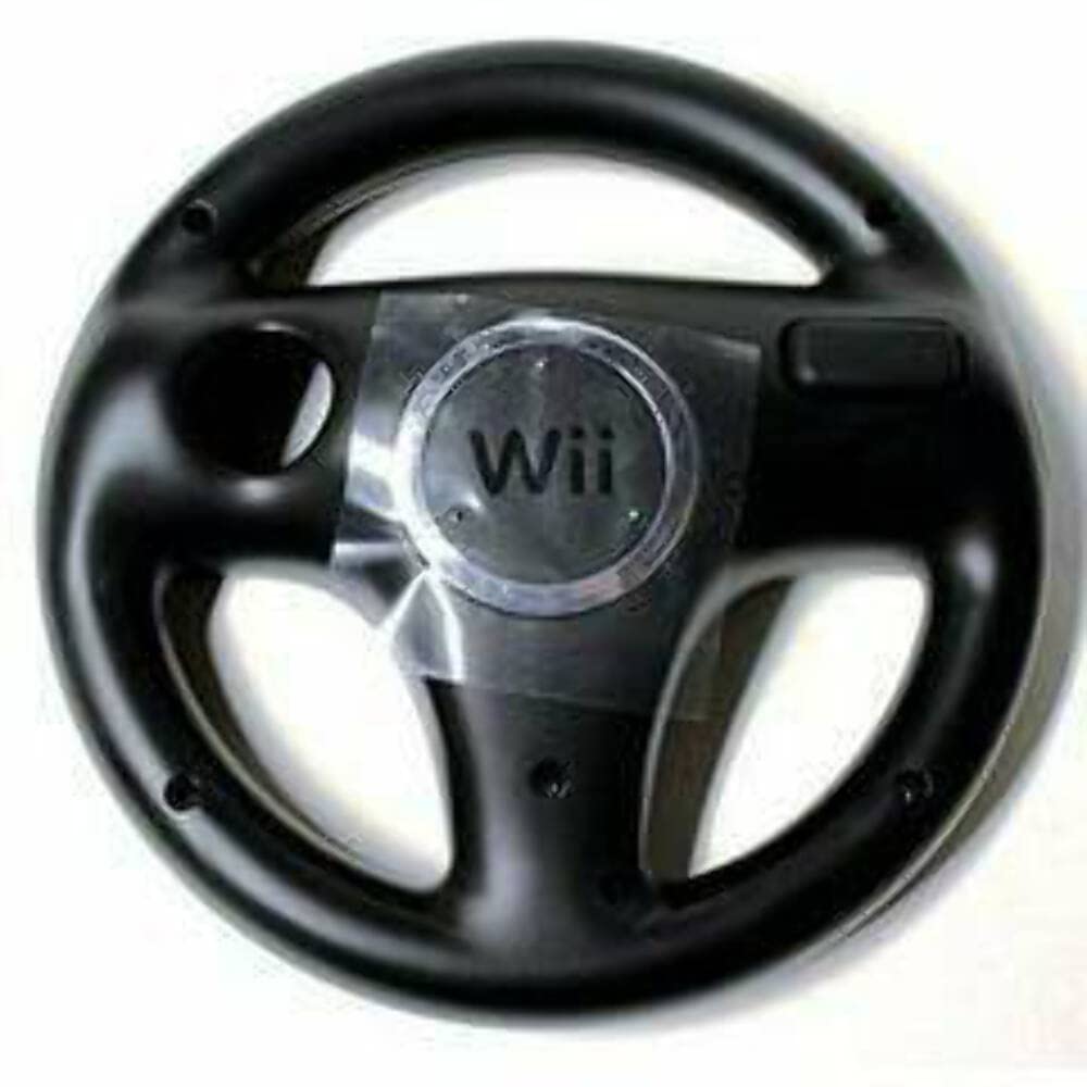 Photo 1 of Official Nintendo Wii Wheel - Black NEW
