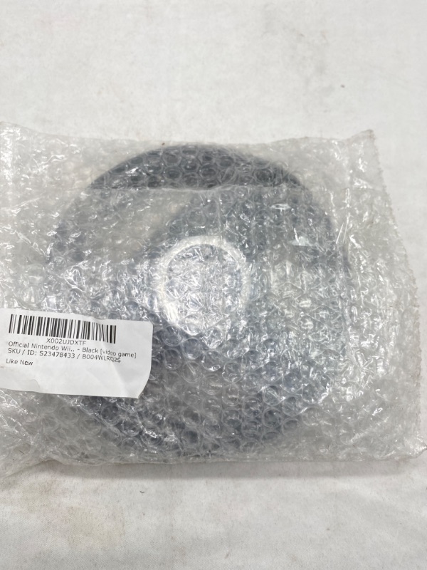 Photo 2 of Official Nintendo Wii Wheel - Black NEW