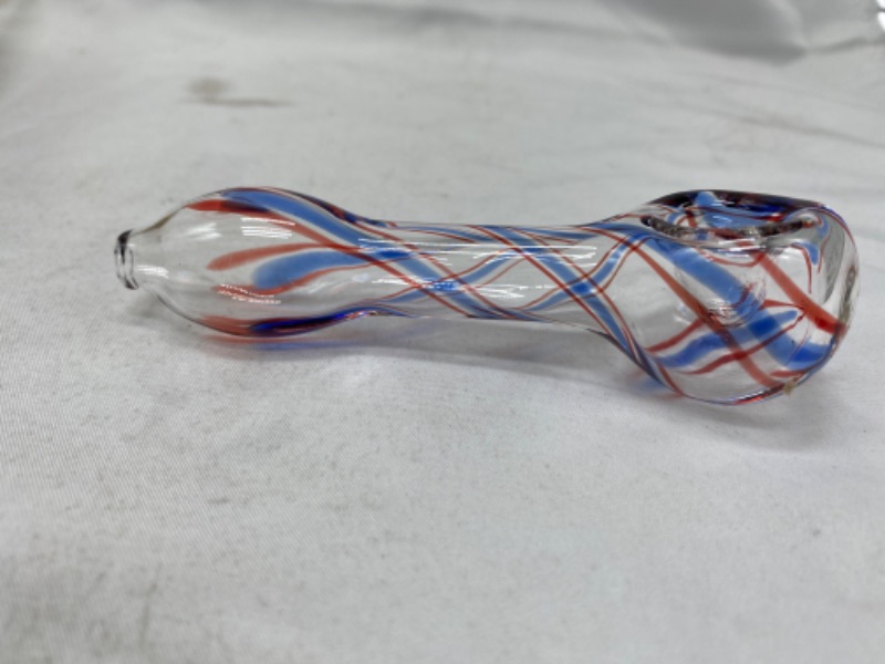 Photo 2 of 4 1/2" Tabaco Glass Pipe NEW 