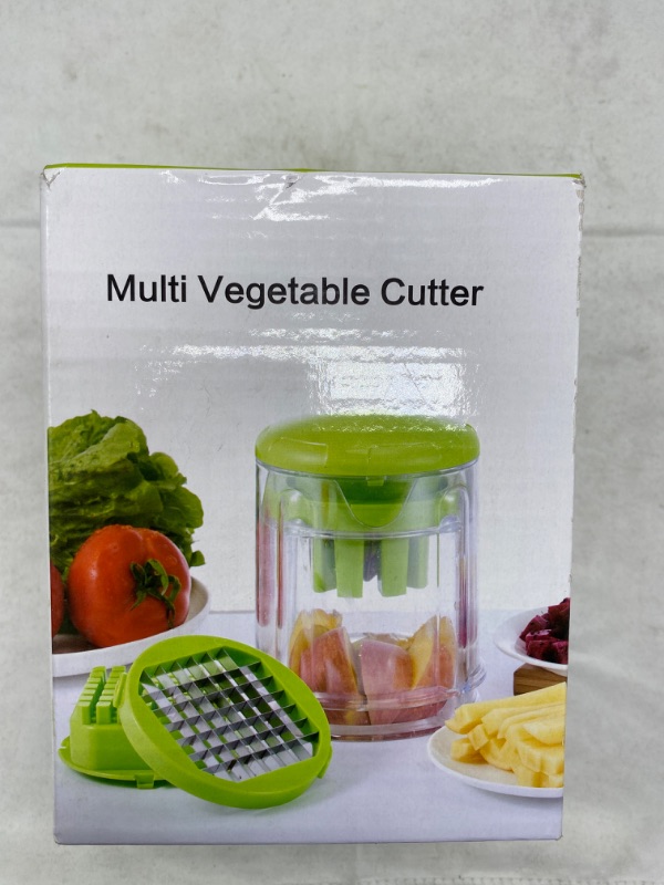 Photo 2 of Multi Vegetable Cutter Manual Food Chopper NEW