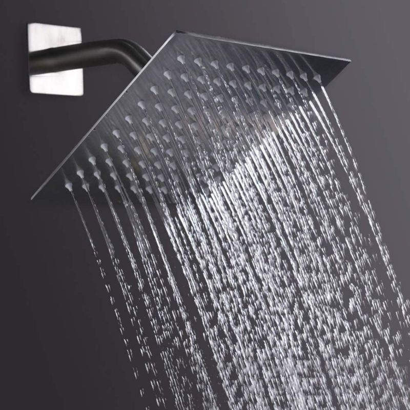 Photo 1 of HIGH PRESSURE Rain Shower head, NearMoon High Flow Stainless Steel Square ShowerHead, Pressure Boosting Design, Awesome Shower Experience Even At Low Water Flow NEW