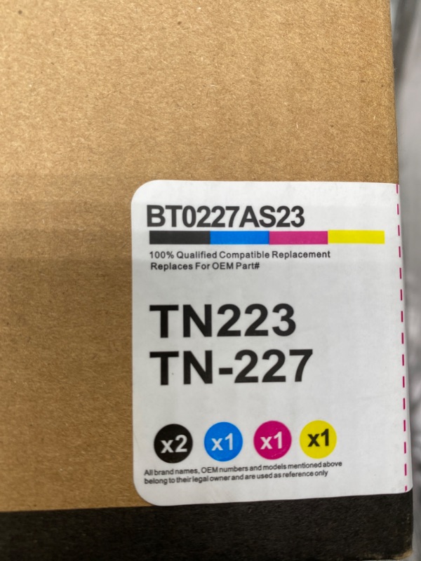 Photo 2 of TN227 TN223 Toner Cartridge Replacement for OEM Part NEW