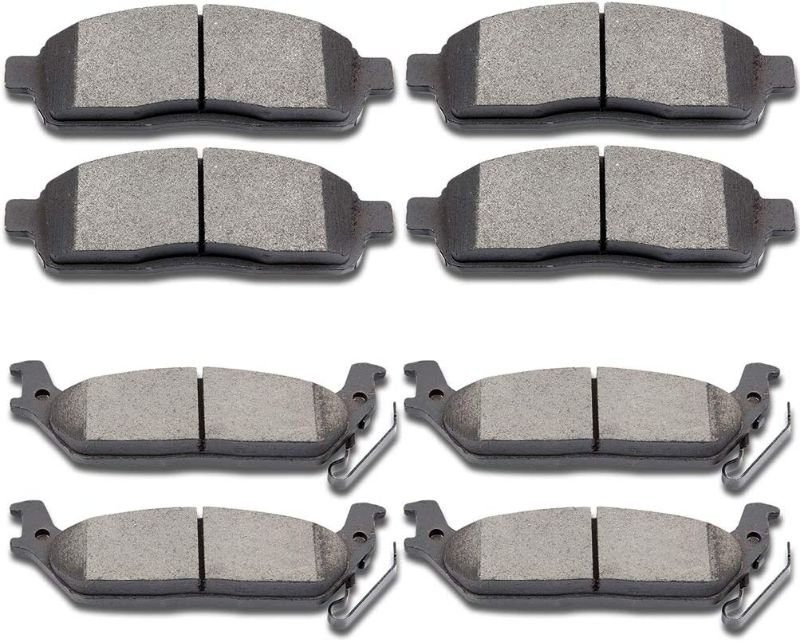 Photo 1 of Ceramic Brake Pads Kits,SCITOO 8pcs Brakes Pads Set fit for 2004-2008 for Ford for F-150,2006-2008 for Lincoln Mark LT NEW 
