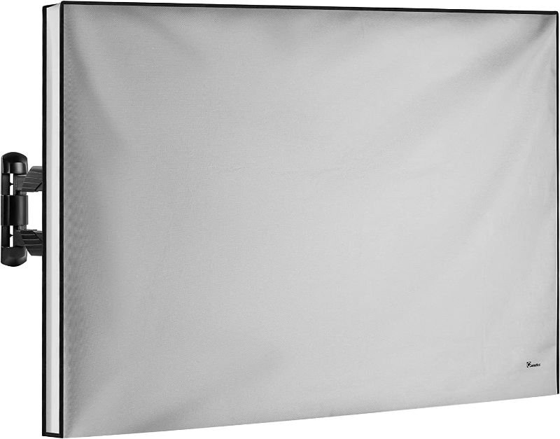 Photo 1 of Outdoor TV Cover 65 Inch Waterproof and Weatherproof TV Covers | Outdoor TV Enclosure | Smart Shield TV Screen Protector for Outside TV | Cover for Moving | TV Display Protectors – Gray NEW