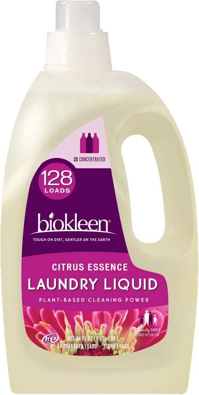 Photo 1 of Biokleen Laundry Liquid Detergent - Citrus - Packaging May Vary NEW