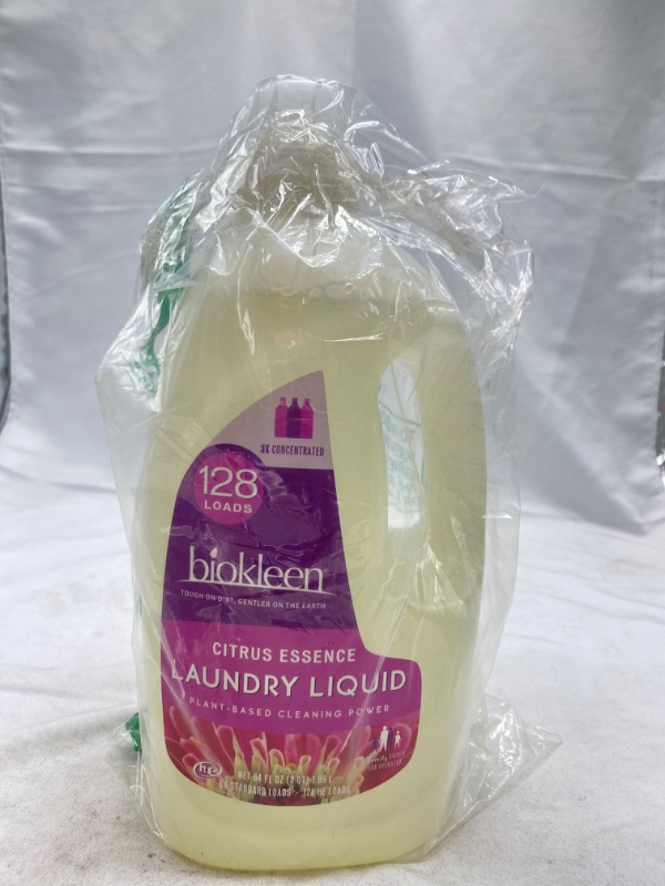 Photo 2 of Biokleen Laundry Liquid Detergent - Citrus - Packaging May Vary NEW