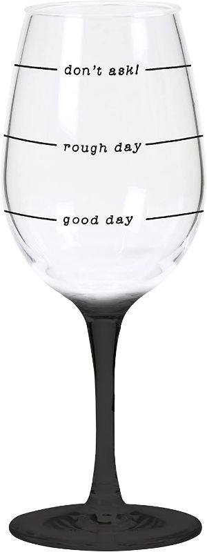 Photo 1 of X&O Paper Goods ''Wine-O-Meter'' Plastic Wine Glass, 3.5'' W x 8.75'' H NEW