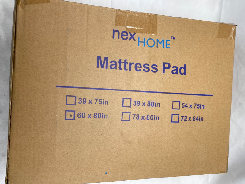 Photo 2 of Mattress Pad Cover -Queen Size Bed Pad (60x80 inch Deep Pocket Stretches  NEW