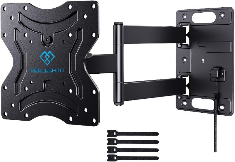 Photo 1 of PERLESMITH Lockable RV TV Mount for 13-42 Inch TVs up to 77 lbs, RV TV Mount for Camper Trailer Motor Home Truck, Full Motion RV TV Wall Mount with Articulating Arm Swivels Tilts, Max VASE 200x200mm NEW