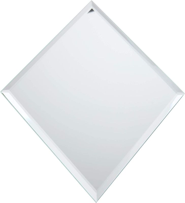 Photo 1 of Plymor 3mm Beveled Glass Mirror, 7 inch x 9 inch (Diamond-Shaped) NEW