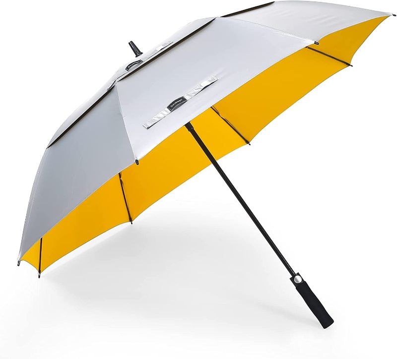 Photo 1 of Doubwell UV Protection Golf Umbrella  Large Umbrella Automatic Open Windproof Sturdy Construction Shade For Sun And Rain