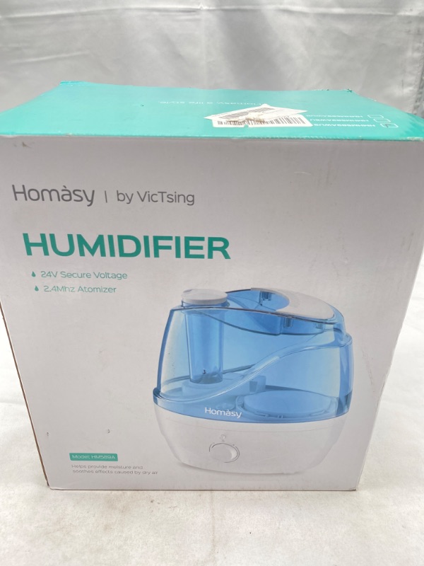 Photo 3 of Homasy Cool Mist Humidifier, Humidifiers with Blue Night Light, 28dB Quiet Humidifiers for Bedroom with 30 Working Hours NEW 
