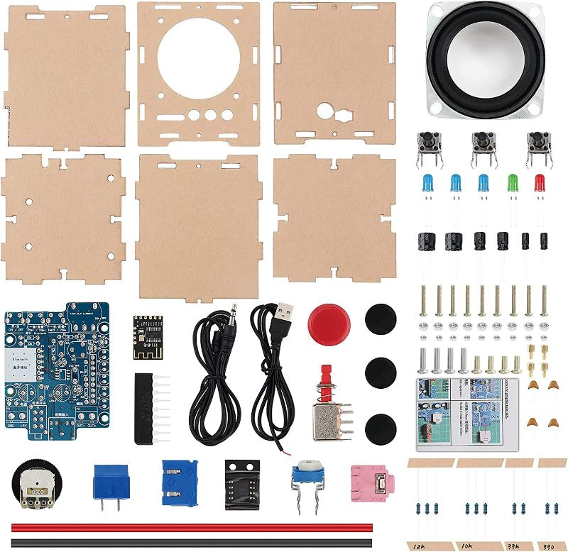 Photo 2 of DIY Soldering Project Speaker Kit-Box  Power Sound Mini Bluetooth Amplifier Music Audio Box for Learner Students Adult Kids Beginner NEW 