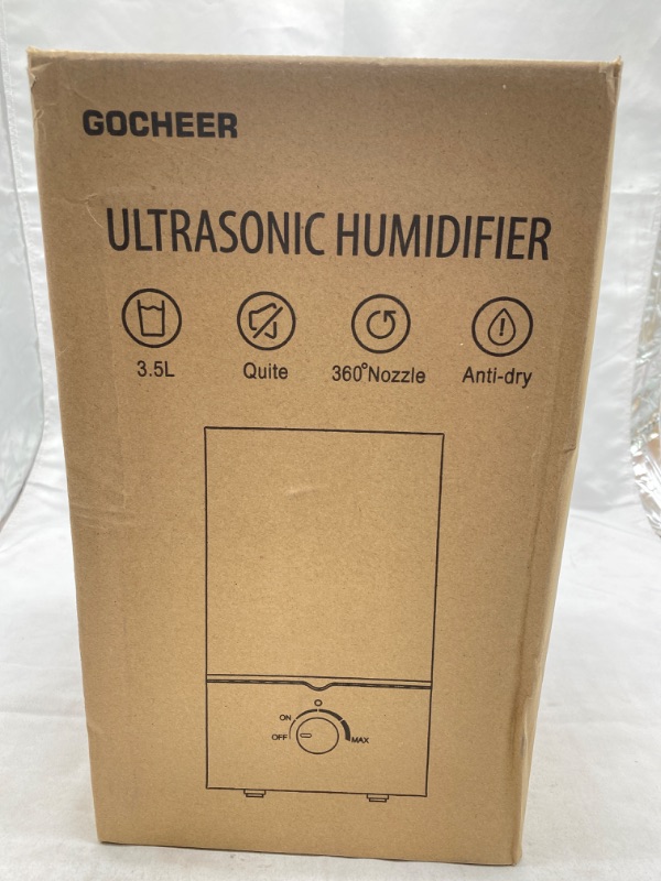 Photo 2 of GOCHEER ULTRASONIC HUMIDIFIER NEW