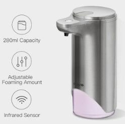 Photo 1 of SVAVO Automatic Foaming Soap Dispenser Infared Sensor Touchless Sanitizer Bathroom Adjustable Volume Dispenser NEW