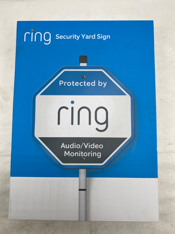 Photo 2 of Ring Security Yard Sign NEW