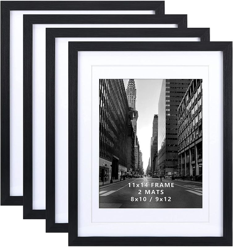 Photo 1 of 11x14 Picture Frame Pack of 4 NEW 