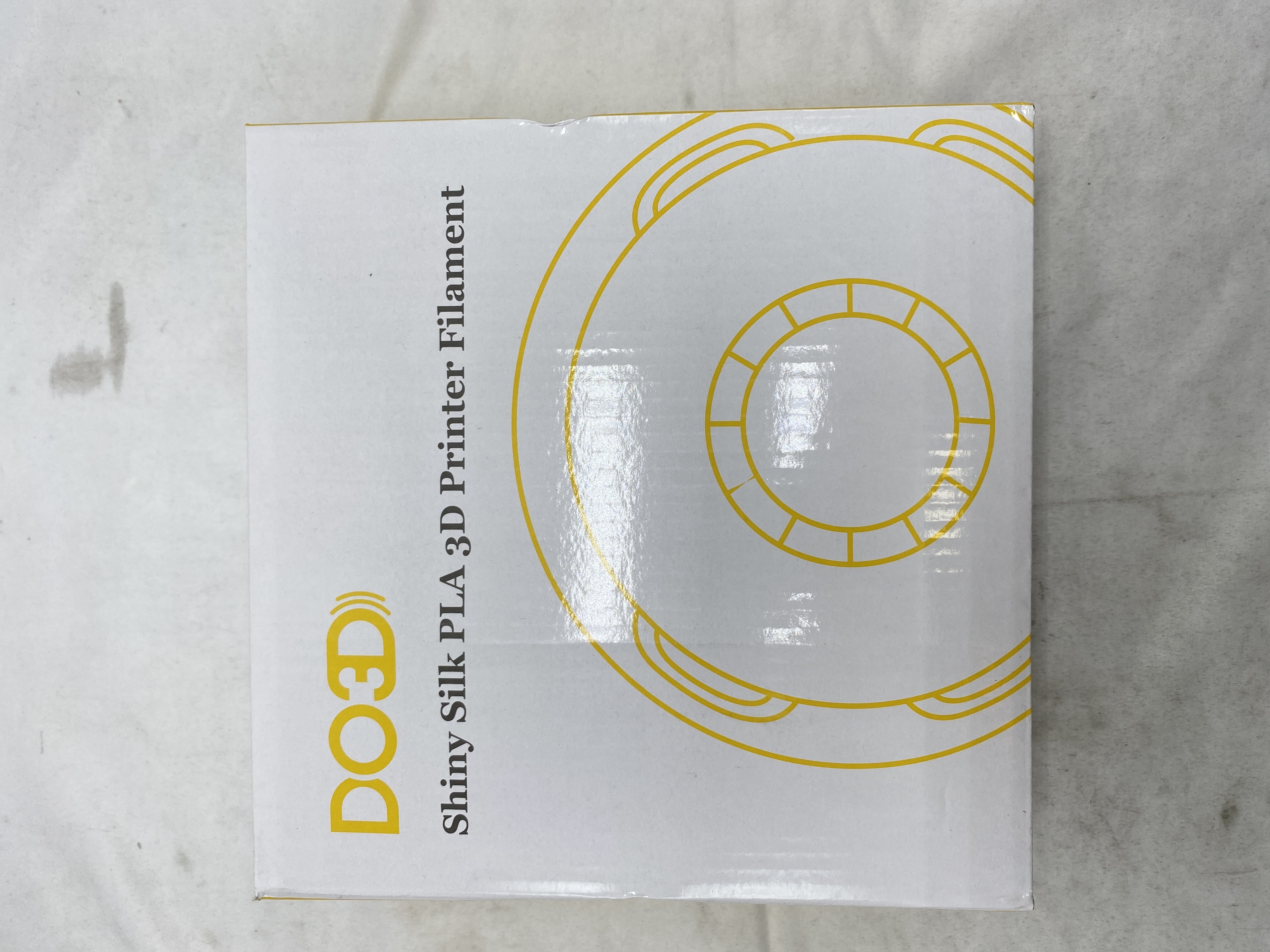 Photo 3 of DO3D Silk Pearl White PLA Satin Shiny 3D Printer Filament, 1.75mm Diameter 1kg/Spool 2.2lbs for FDM 3D Printers NEW