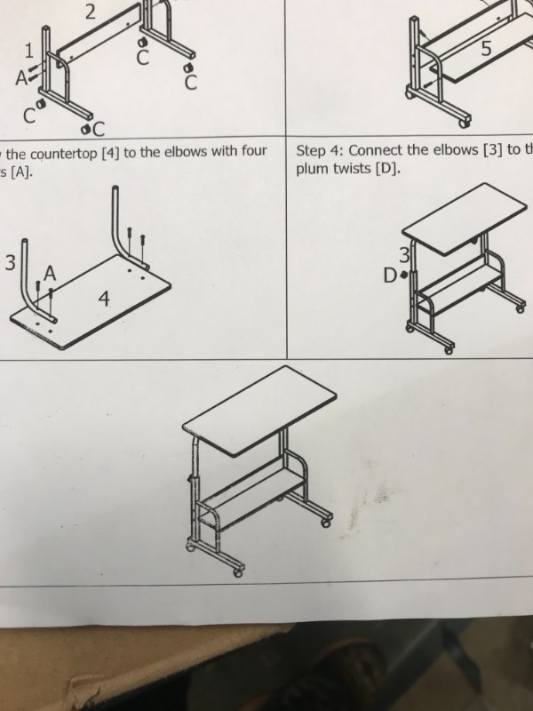 Photo 1 of 32" wheeled desk 