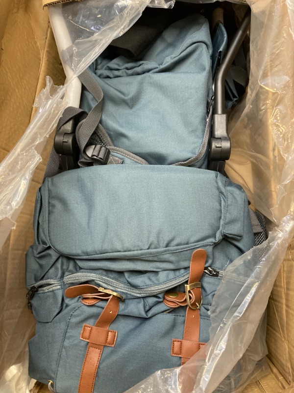 Photo 1 of ClevrPlus Urban Explorer Child Carrier Hiking Baby Backpack, Marine Blue