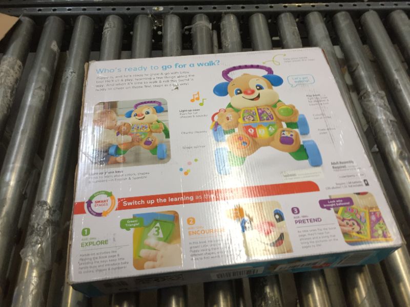 Photo 2 of Fisher-Price Laugh & Learn Baby Walker and Musical Learning Toy with Smart Stages Educational Content, Learn with Puppy? Puppy Walker