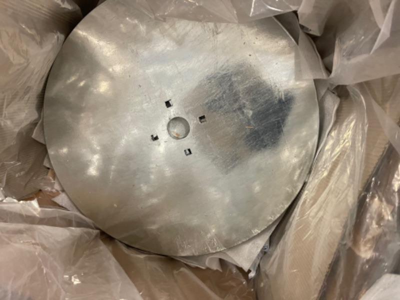 Photo 2 of 6PC 14" Round Galvinized Steel Plates for Umbrella Base