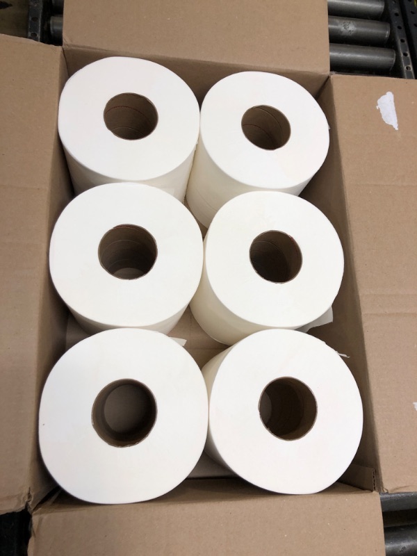 Photo 1 of AmazonCommercial 2-Ply White Ultra Plus Individually Wrapped Toilet Paper/Bath Tissue|Bulk|Septic Safe|FSC Certified|400 Sheets per Roll (80 Rolls)(4.1" x 3.5" Sheet)