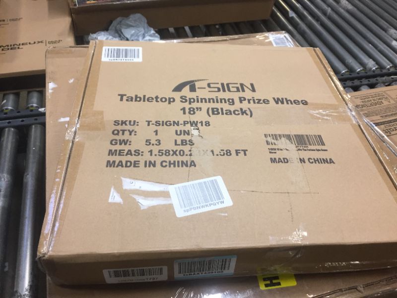 Photo 2 of 18 Inch Heavy Duty Spinning Prize Wheel - 14 Slots Color Tabletop Roulette Wheel of Fortune - Spin The Wheel with Dry Erase Marker and Eraser Win The Fortune Spin Game for Carnival and Trade Show 18 Inch Heavy Duty Prize Wheel - #1 PRIZE WHEEL