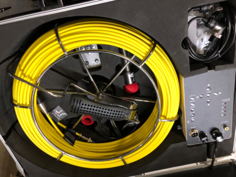Photo 1 of Sewer Camera with Locator, Anysun 165FT with 512HZ Sonde and Receiver for Drain Plumbing Video Inspection 7'' LCD HD Screen Waterproof IP68 Cameras with 12pcs LED Light(8GB SD Card-DVR Record) 165FT with 512HZ Locator Set
