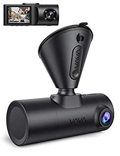 Photo 1 of Dual Dash Cam, VAVA 2K Front and 1080P Cabin or 2K 30fps Single Front Car Camera, Both Sony Sensor, Infrared Night Vision, App Control & 2" LCD Display, Parking Mode, Built-in GPS for Uber & Lyft (B085Y61W5V)