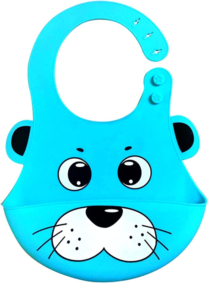 Photo 1 of 2 COUNT LIMITED TIME: Silicone Bibs for Newborns, Infant, and Toddlers, Comfortable Soft, Easily Wipes Clean Eco-Friendly