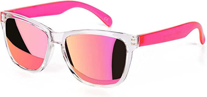Photo 1 of 2 COUNT Visit the Sumato Store
Sumato Sunglasses for Women, Pink Square Sunglasses Womens with Trendy Mirrored Lens UV400 Blocking