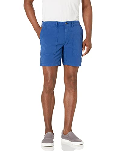 Photo 1 of Goodthreads Men's 7" Inseam Porkchop Pocket Stretch Canvas Short, Bright Blue, 40