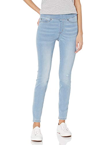 Photo 1 of Amazon Essentials Women's Stretch Pull-on Jegging , Bleached Blue Wash, SIZE 20