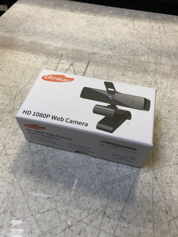Photo 1 of Qtniue Webcam with Microphone and Privacy Cover, FHD Webcam 1080p, Desktop or Laptop and Smart TV USB Camera for Video Calling, Stereo Streaming and Online Classes 30FPS