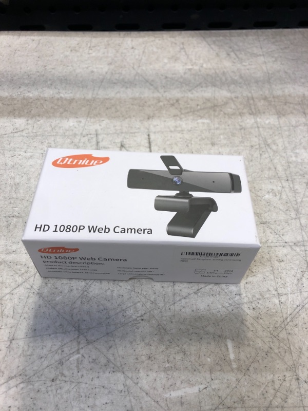 Photo 3 of Qtniue Webcam with Microphone and Privacy Cover, FHD Webcam 1080p, Desktop or Laptop and Smart TV USB Camera for Video Calling, Stereo Streaming and Online Classes 30FPS