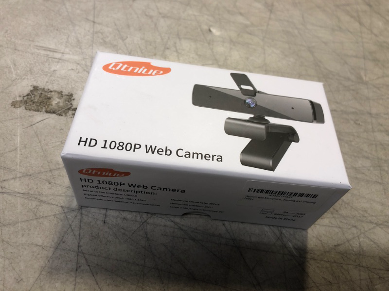 Photo 3 of FACTORY SEALD-------------- Webcam with Microphone and Privacy Cover, FHD Webcam 1080p, Desktop or Laptop and Smart TV USB Camera for Video Calling, Stereo Streaming and Online Classes 30FPS